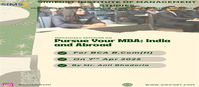 Seminar on MBA in India & Abroad